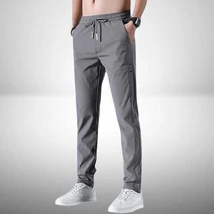 🔥Buy1 Get 1 Free💥PREMIUM MEN'S HIGH STRETCH SKINNY LYCRA PANTS(Black & Gray) 🔥